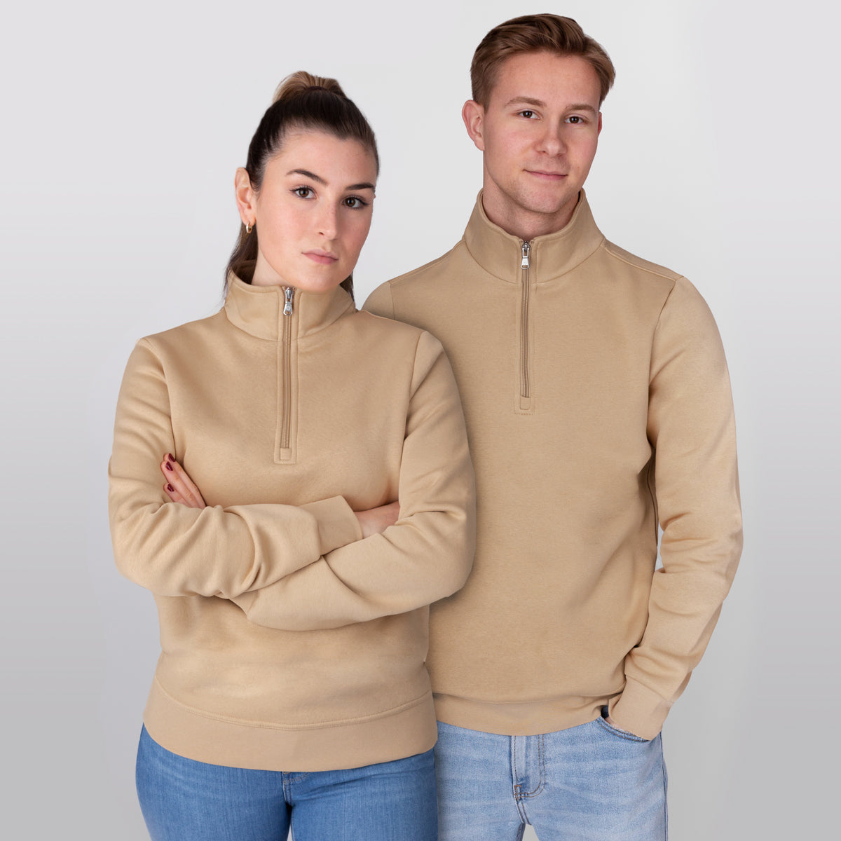 JAKO Organic Ziptop Bliuzonas Moterims