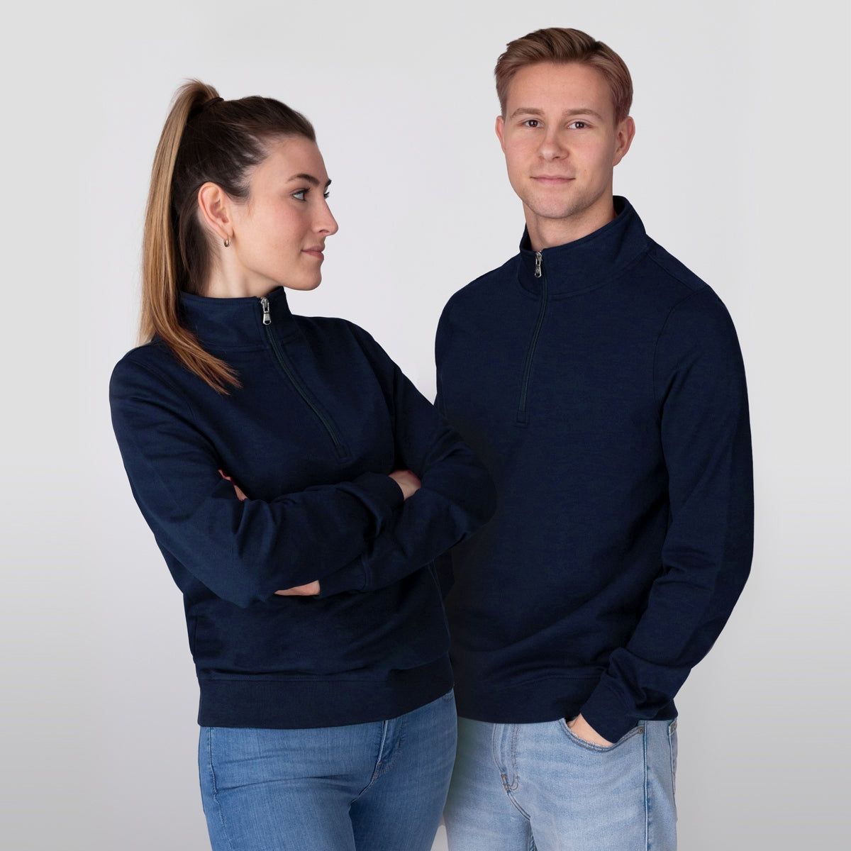 JAKO Zip top Bliuzonas Doubletex